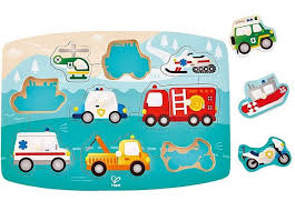Hape Puzzle de encaixe Meios de Emergência