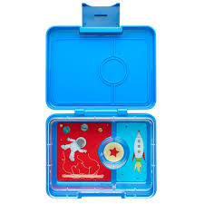 Yumbox Surf Blue Rocket 3-Compartment Lunch Box