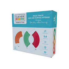 Clever Clixx Jogo blocos Magnéticos Peças curvas cores vivas 15 peças