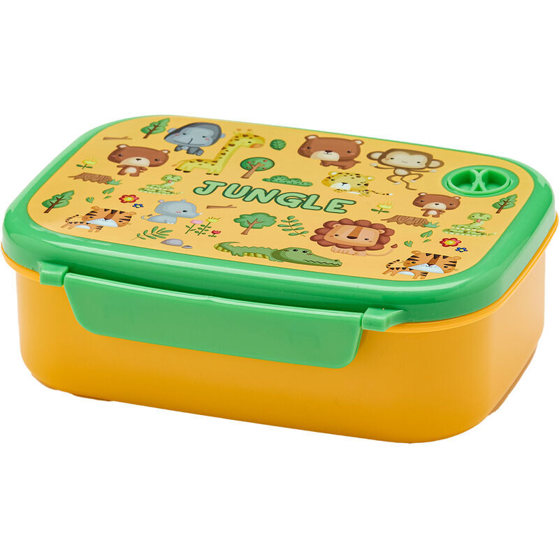 Set fiambrera y biberón Dino Rosa Lässig