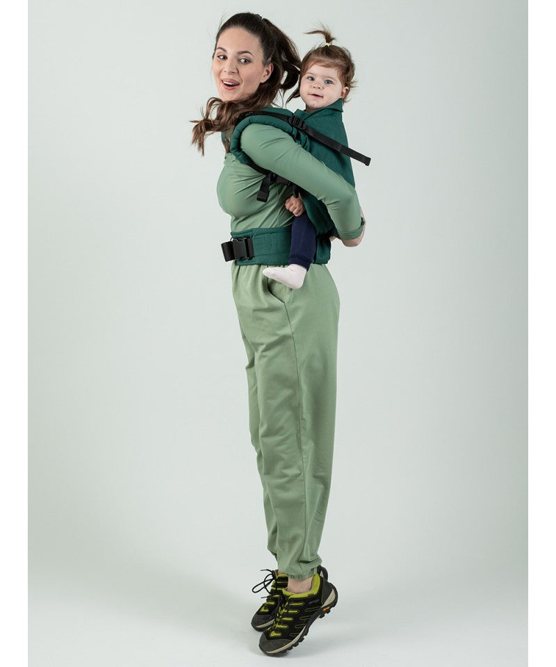 Mochila Isara Toddler Preschooler EVERGREEN LINEN