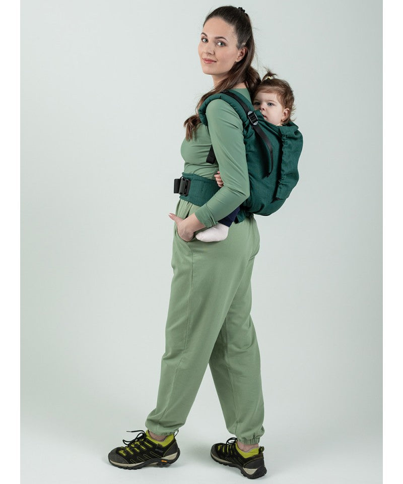Mochila Isara Toddler Preschooler EVERGREEN LINEN