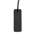 Colar mordedor sensorial bloco cinzento em silicone alimentar Jellystone