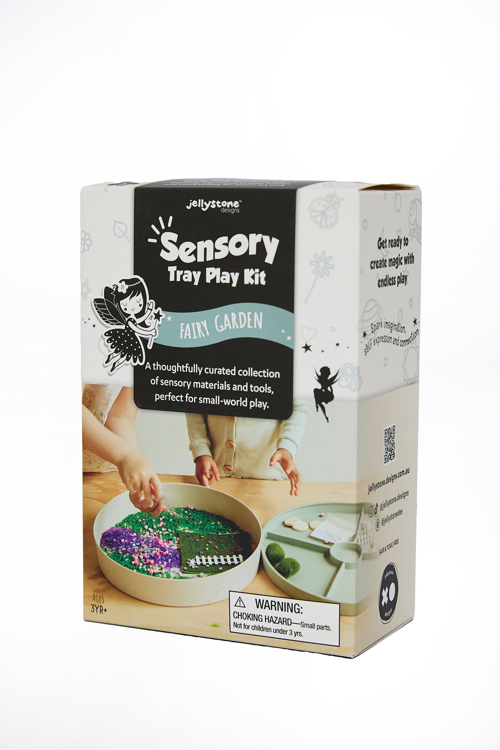 Kit Sensorial Jardim das Fadas Jellystone com figuras e elementos táteis