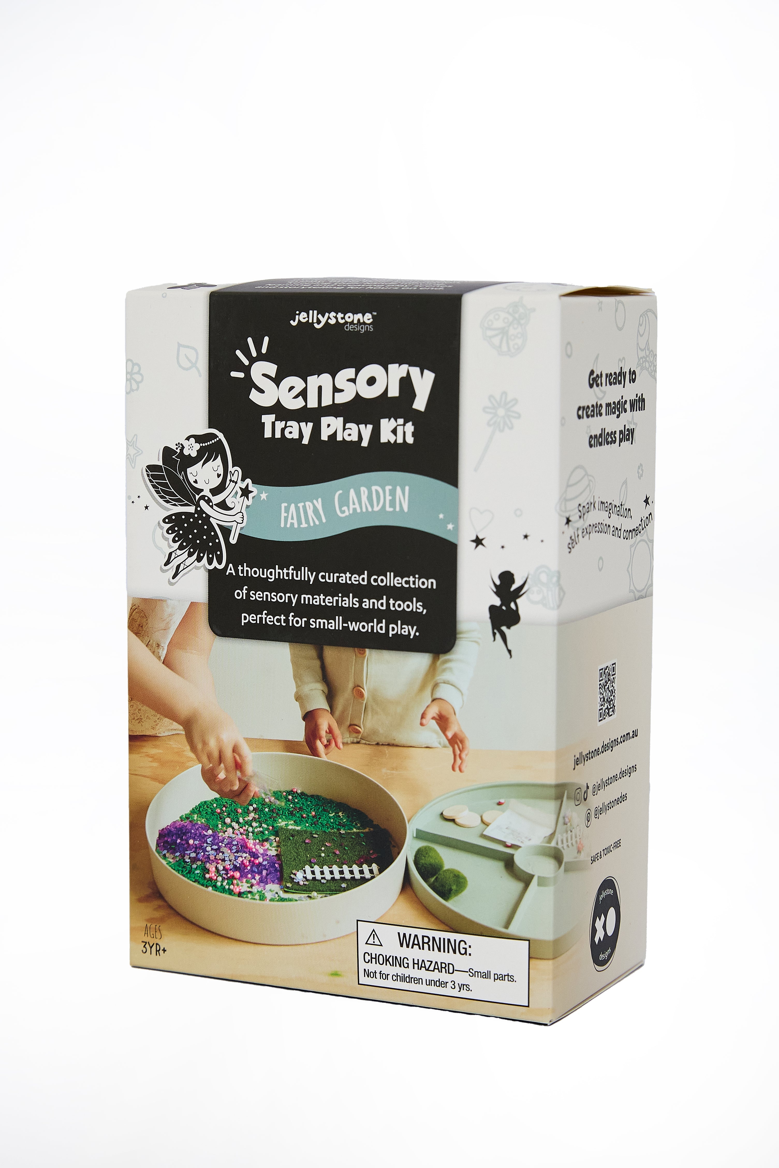 Kit Sensorial Jardim das Fadas Jellystone com figuras e elementos táteis