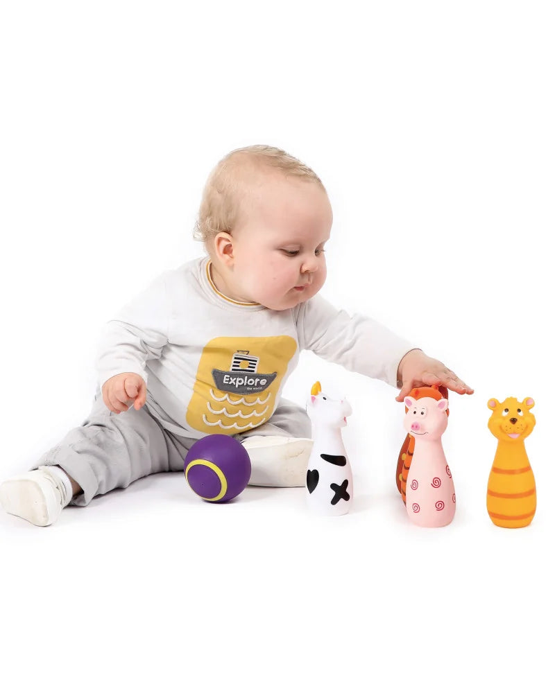 Ludi Soft Plastic Bowling Game - Animals