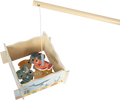 Jogo da Pesca small foot - Imagem mostrando o jogo em uso, com uma criança a pescar os animais marinhos.