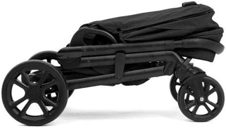 Cadeira auto ovo Joie i-Snug preta, leve, com redutor de recém-nascido e capota estendida UPF50+.