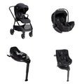 Carrinho de passeio Joie Valora Signature em posição de passeio urbano compacto