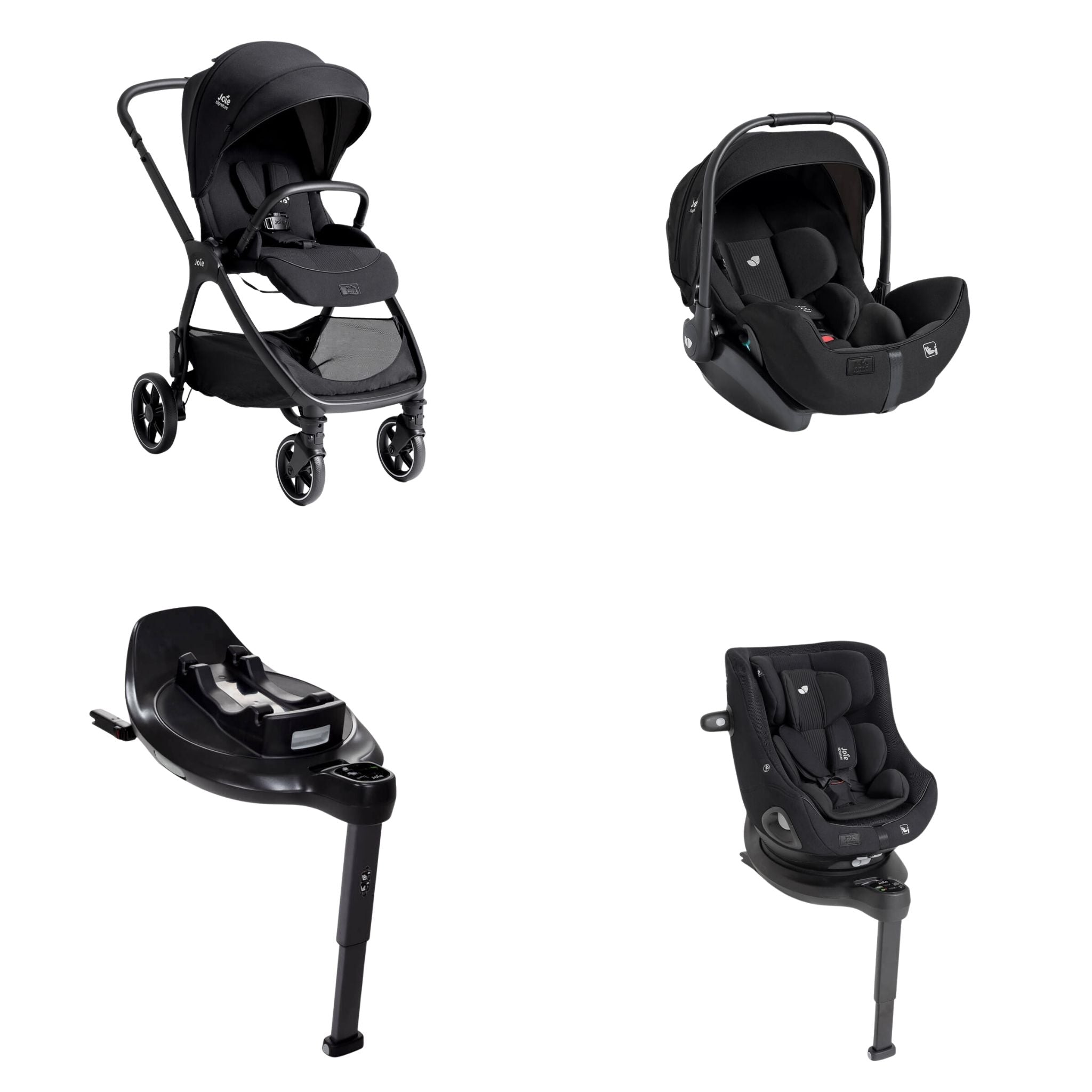 Carrinho de passeio Joie Valora Signature em posição de passeio urbano compacto