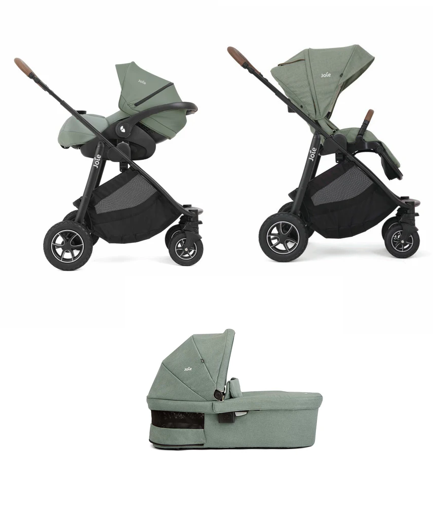 Joie DUO Versatrax Silla de paseo reversible + capazo ramble XL