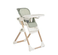 Cadeira de refeição Joie Mimzy Recline Strata na cor Mist Wood, vista de frente
