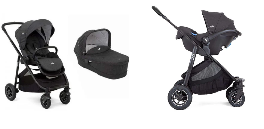 Joie DUO Versatrax Silla de paseo reversible + capazo ramble XL