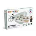 Caixa do Kit KIDYELEC Expert Pack da KidyWolf, com mais de 99 montagens elétricas, mostrando os componentes e o logótipo "Toys & Games of the Year".