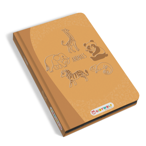KidyWolf Drawing Tablet with Pen - Animals 