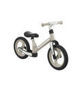 Imagem principal da bicicleta de equilíbrio Kikkaboo Blace, cor bege/cinza claro, com rodas EVA pretas, vista lateral.
