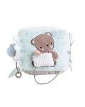 Cubo sensorial de peluche Kikkaboo Dream Big azul com espelho e texturas para bebé