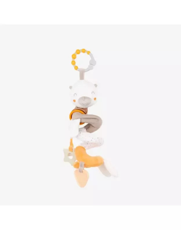 Espiral vertical de peluche My Teddy da Kikkaboo com guizo e mordedores para bebé