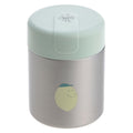 Termos térmico Lassig de 315ml em aço inoxidável com padrão de limões da coleção Happy Fruits.
