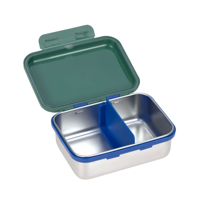 Lassig Stainless Steel Lunchbox Rainbow Green