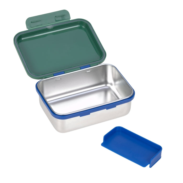 Lassig Stainless Steel Lunchbox Rainbow Green