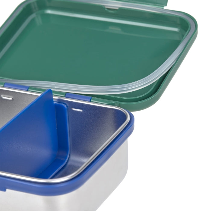 Lassig Stainless Steel Lunchbox Rainbow Green
