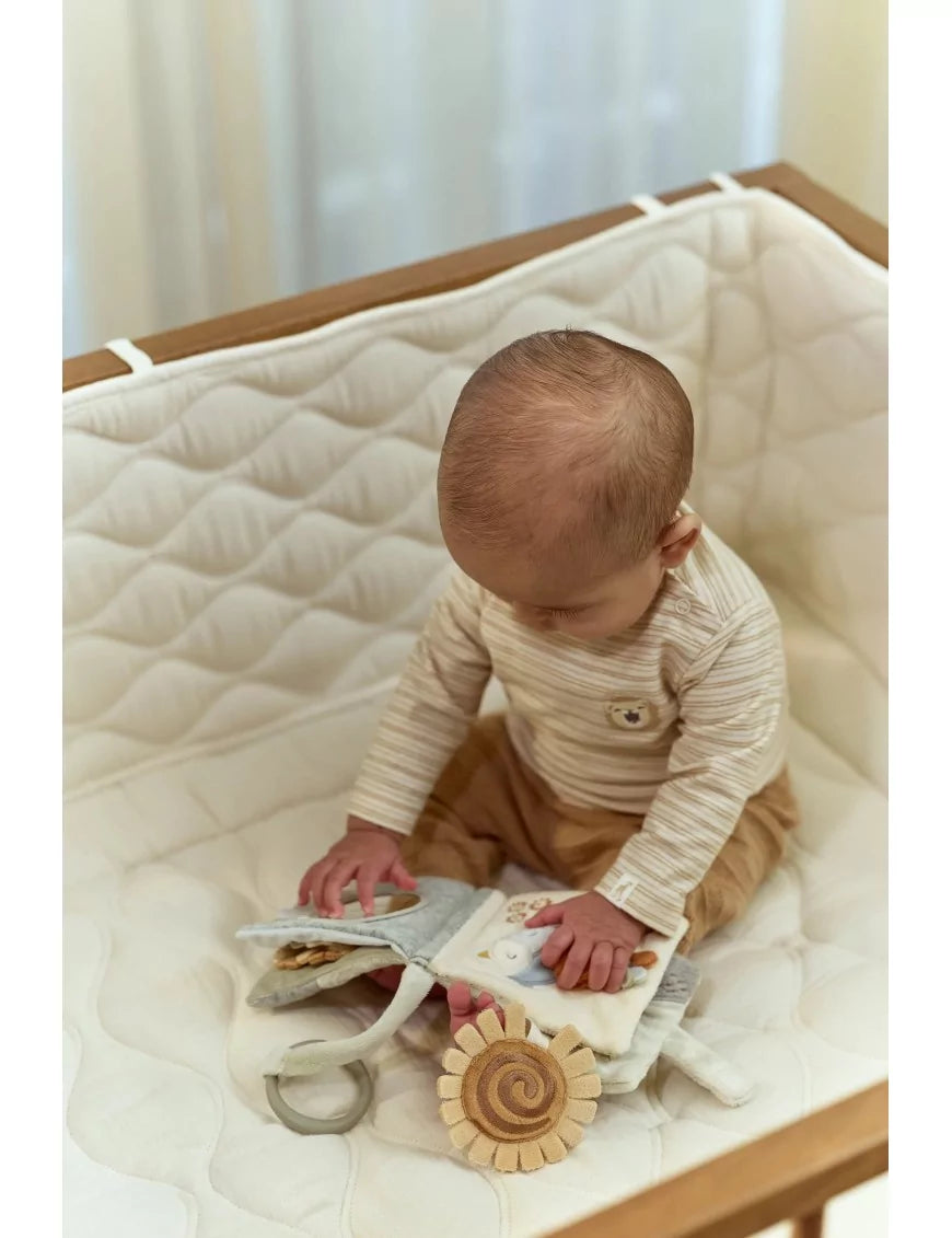 Little Dutch Sensory Activity Book for Stroller - Safari Friends
