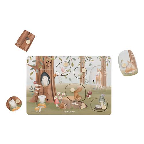 Puzzle de sons Forest Friends visto de cima