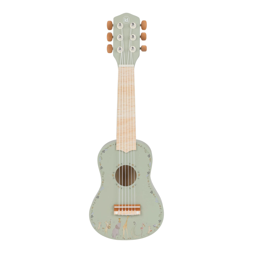 Guitarra de madeira verde Little Dutch da coleção Safari Friends