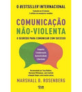 Capa do livro "Comunicação Não-Violenta" de Marshall B. Rosenberg, publicado pela Alma dos Livros, com título em destaque e fundo claro.
