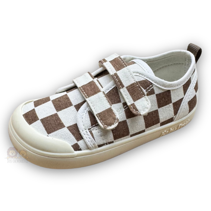 BabyFree Chetto Barefoot Sapatilha Lona Marron