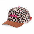 Boné trucker Léopard #7 da Hello Hossy com rede atrás, aba curva e fecho ajustável atrás