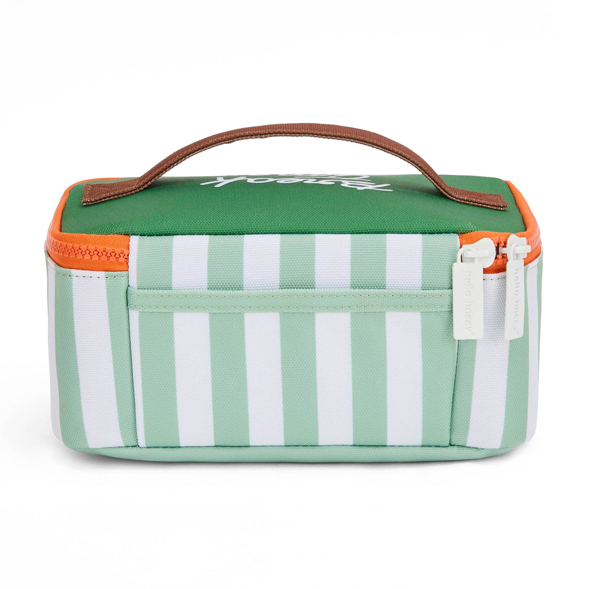 Lancheira isotérmica Hello Hossy Green Stripes, fotografia 3 do produto