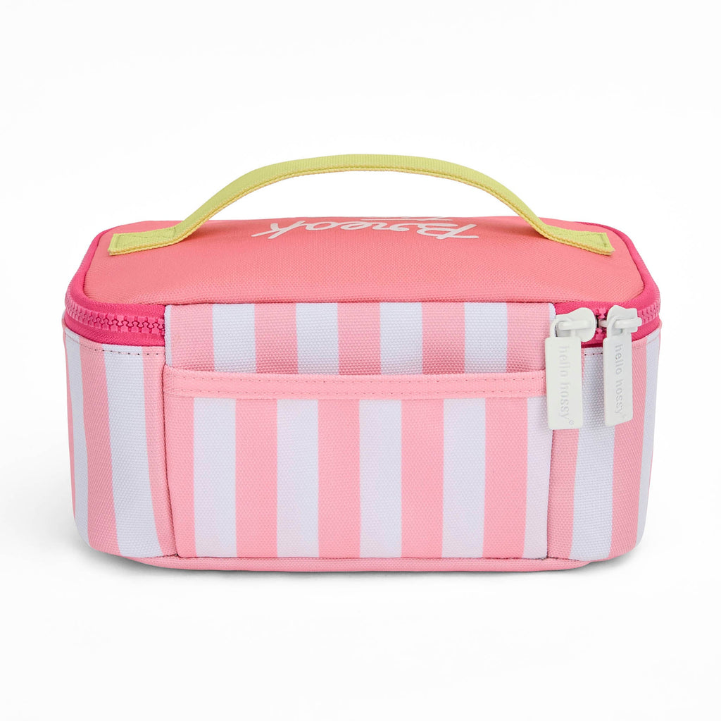 Lancheira isotérmica Hello Hossy Pink Stripes, fotografia 3 do produto