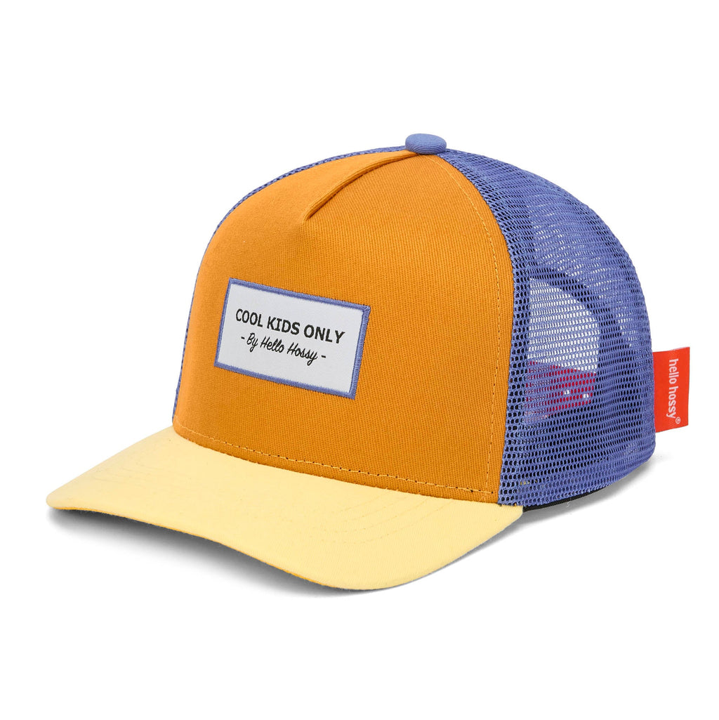 Boné trucker Hello Hossy Mini Canyon com rede atrás, aba curva e fecho ajustável, imagem 1