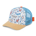 Boné trucker Hello Hossy Baseball Game com rede atrás, aba curva e fecho ajustável, imagem 1