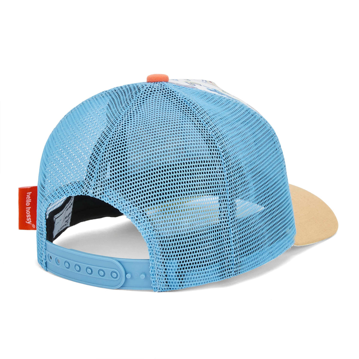 Boné trucker Hello Hossy Baseball Game com rede atrás, aba curva e fecho ajustável, imagem 3