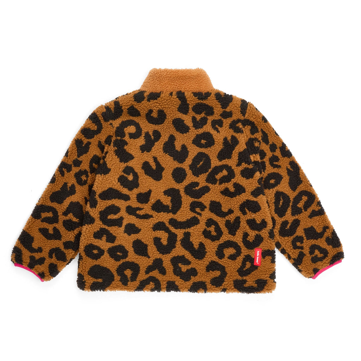 Veste polar Hello Hossy Leopard com forro polar, fecho de correr e bolso no peito, foto 6