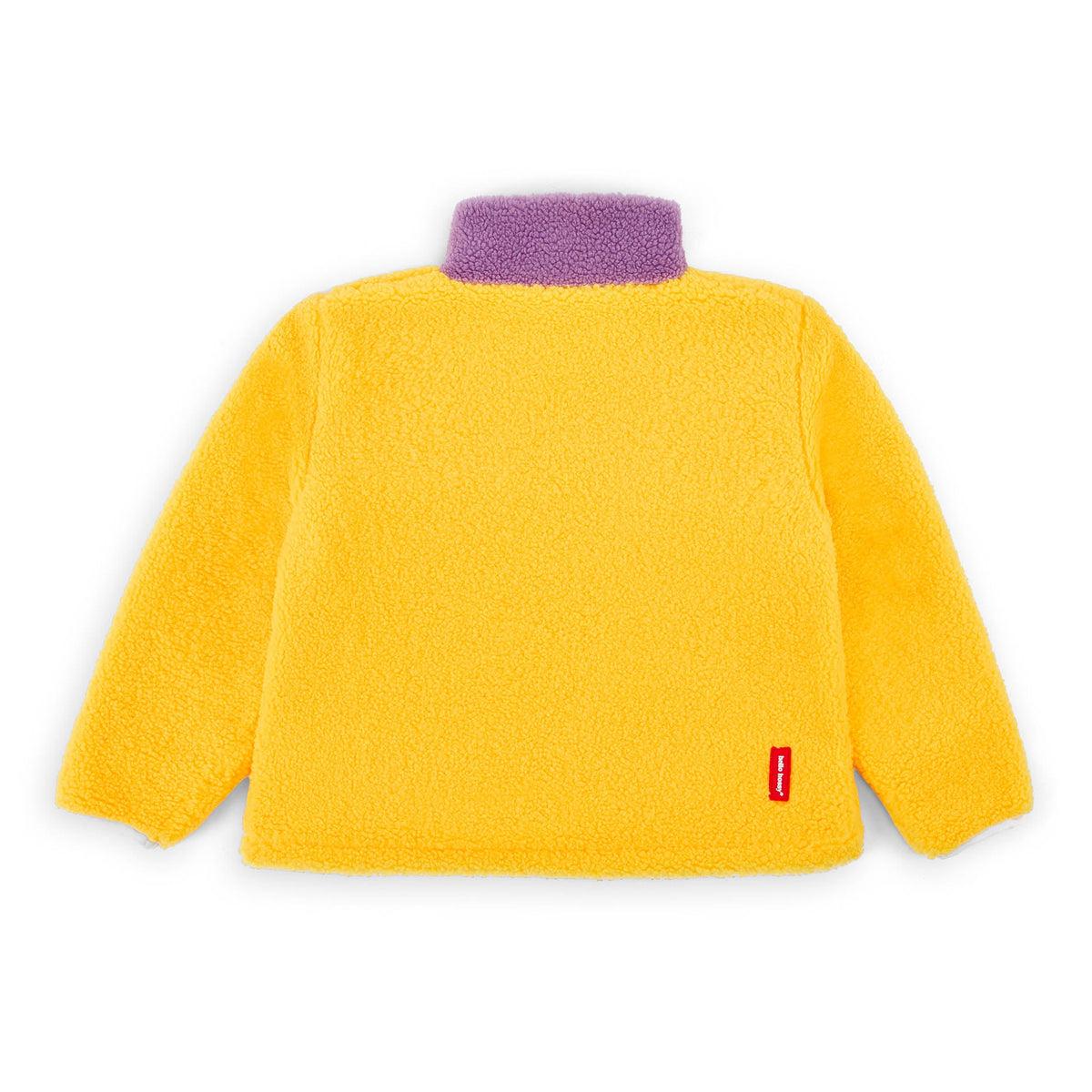Veste polar Hello Hossy Banana Berry com forro polar, fecho de correr e bolso no peito, foto 6