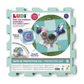 Tapete de espuma modular XXL bicolor Ludi com 9 placas para bebé gatinhar