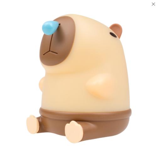 Luz de presença LED em forma de capivara Mary's com iluminação quente para quarto de bebé.