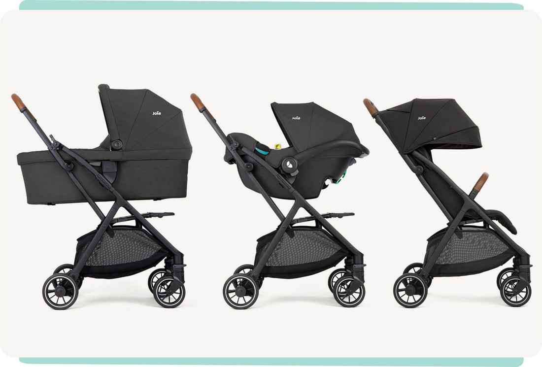 Joie DUO Pact PRO Compact Stroller + i-level Egg