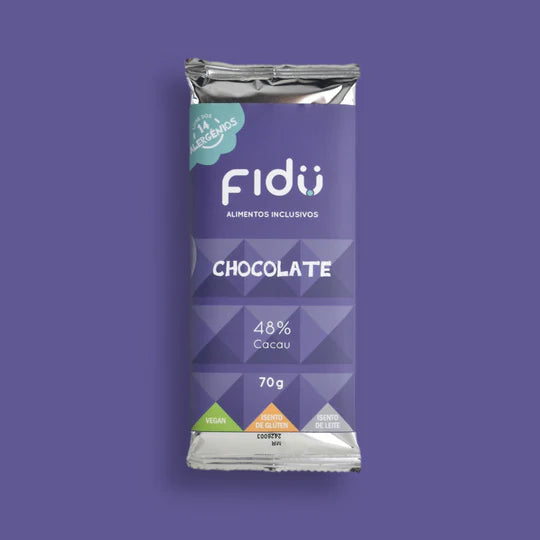 Chocolate Fidu con 48% cacao BIO 70g