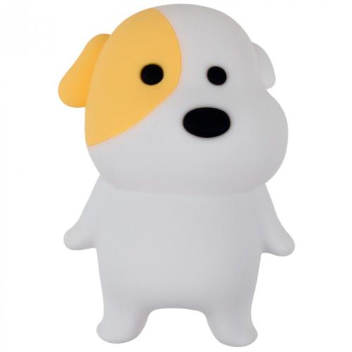 Luz de presença LED Mary's em forma de cão dorminhoco com design minimalista em silicone suave.