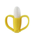 Mordedor banana Matchstick Monkey em silicone alimentar amarelo para bebés