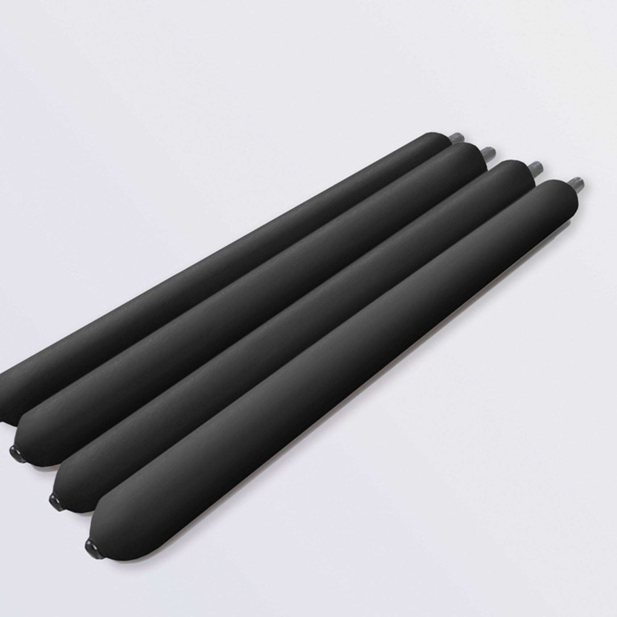 Kit de quatro extensões de pernas pretas/antracite para aumentar a altura da cadeira de refeição Micuna OVO.