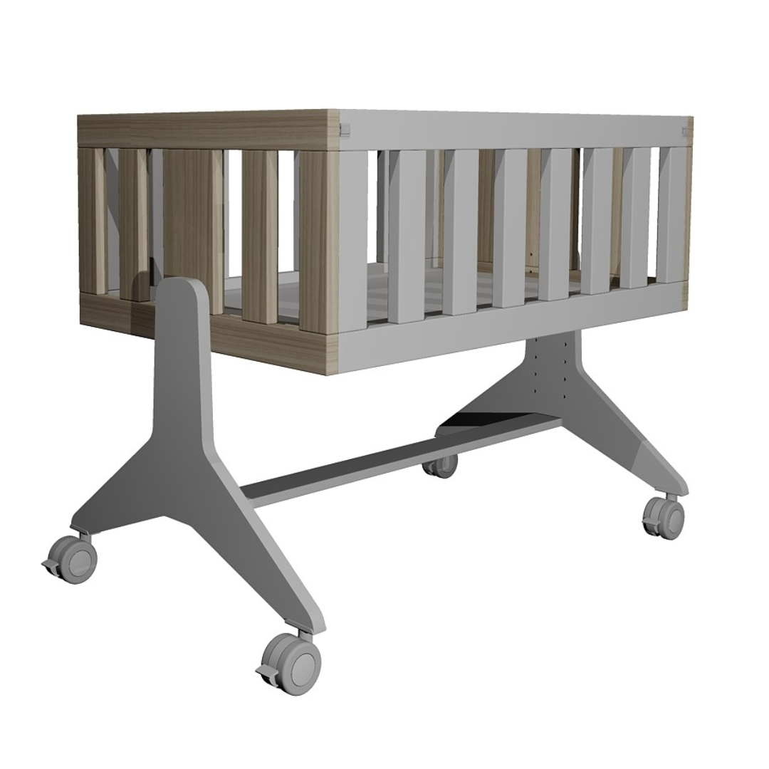 Chiara Mini-berço de co-sleeping 80x50 Branco e natural da IKID, fotografia 1