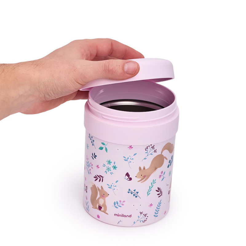 Miniland Squirrel Food Thermos 280 ml - 2 containers