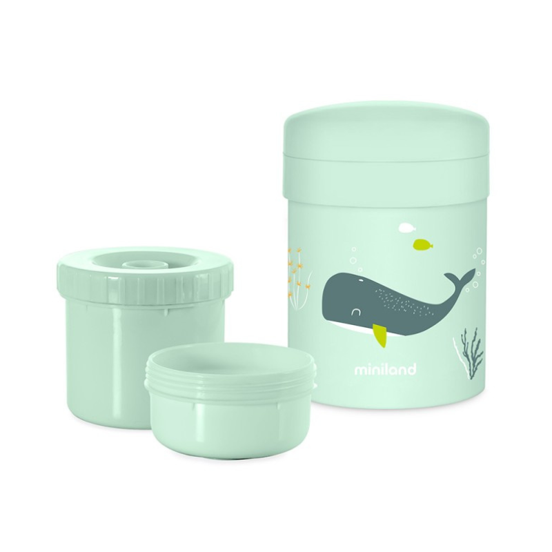Miniland Termo Sólidos Whaley 745ml - 2 recipientes (300+165ml)