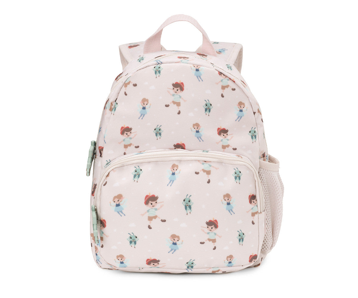Mochila infantil personalizável Tutete coleção Pinóquio em plástico reciclado